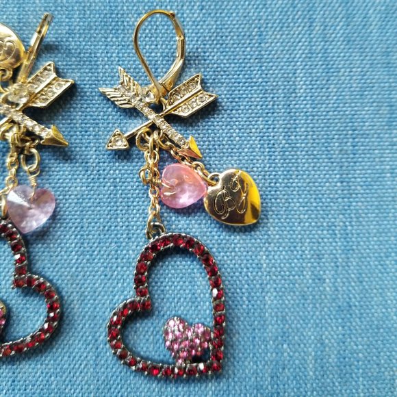 Betsey Johnson Necklace, Earrings, Bracelet "LOVE" Collection - NWOT - Picture 15 of 16
